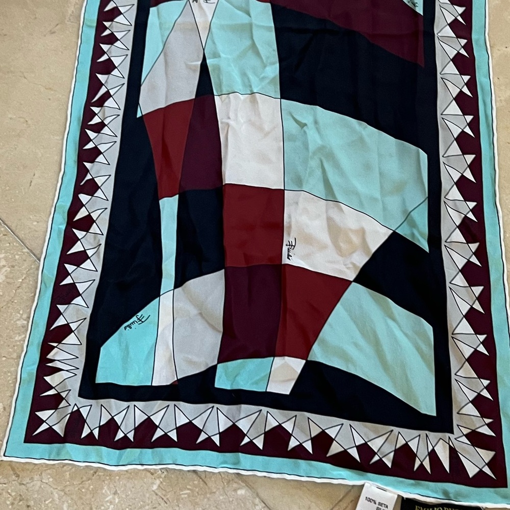 Emilio Pucci Silk Scarf Long
